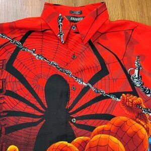 Vintage Y2K Changes Spider Man Button Shirt